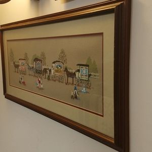 Large Framed Needlework